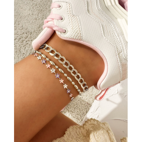 Twin chain anklet