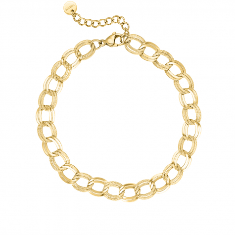 Twin chain anklet goldplated
