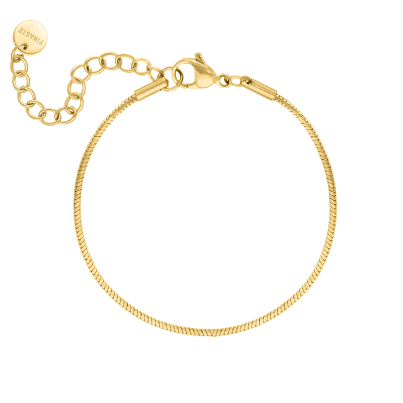 Armband mini snake chain goudkleurig