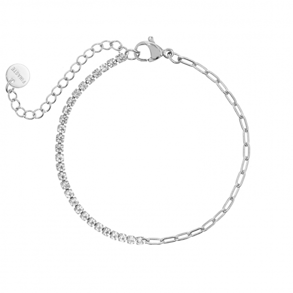 Chain & tennis armband minimalistisch