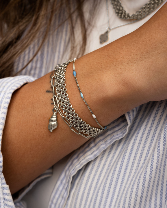 Chain bracelet cute shell