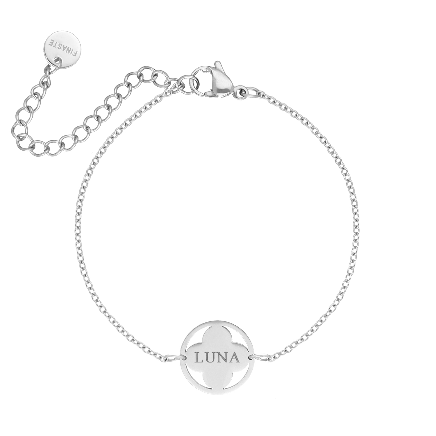 Armband met Amethist in vergulde omlijsting | Goud Vergulde Armbanden