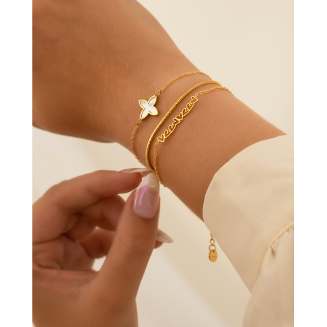 Exclusive sea shell bracelet goldplated