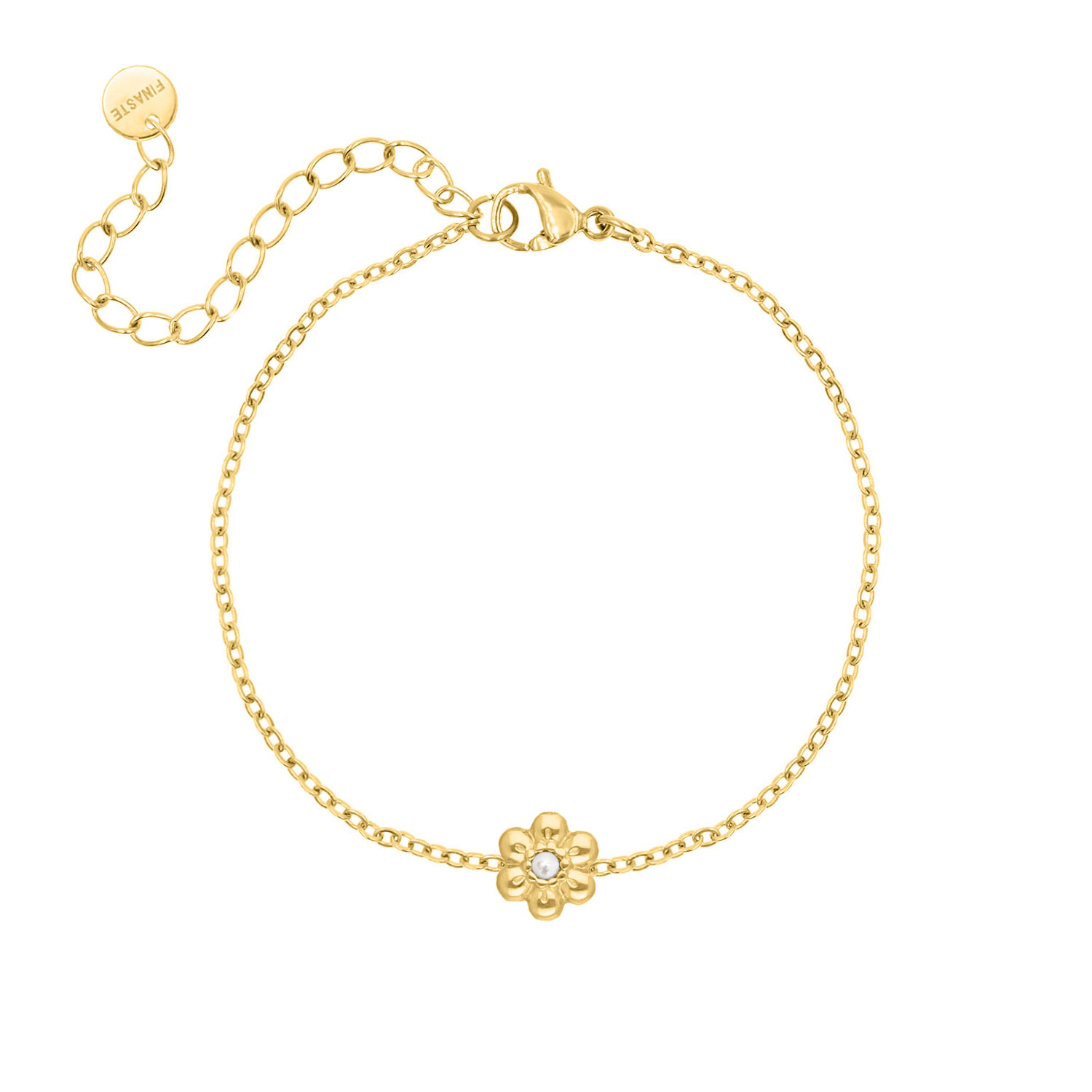 Bracelet Daisy Pearl Goldplated