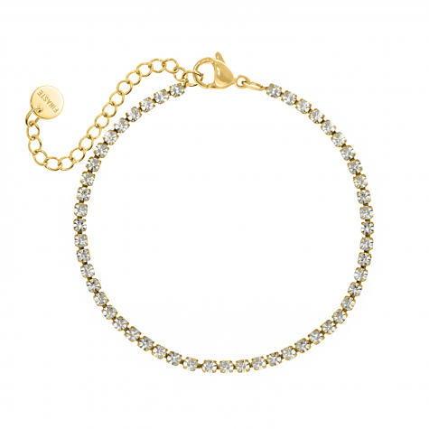 Tennis Bracelet Minimalistisch Goldplated