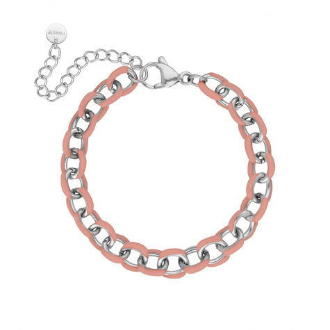 Pink chain bracelet