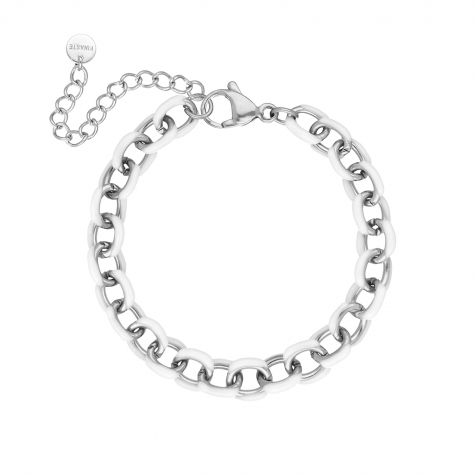 White chain bracelet