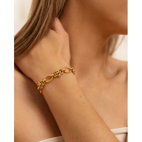 Style icon bracelet goldplated