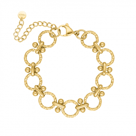 Fashion muze chain bracelet goldplated