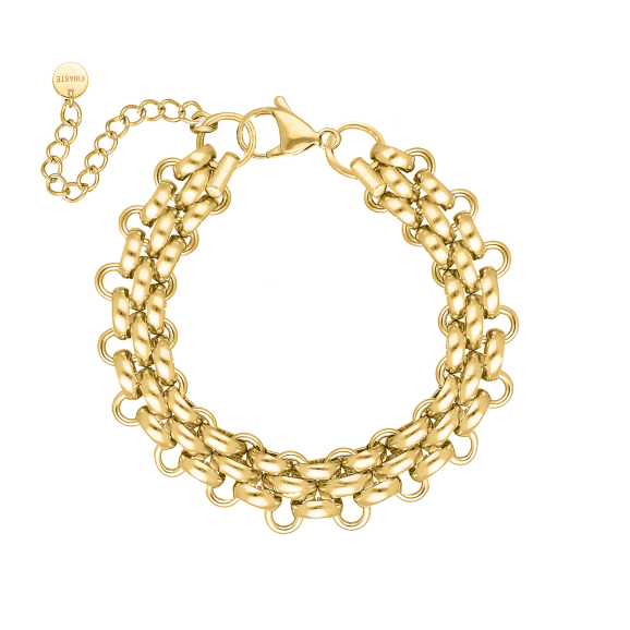 Big bold chain bracelet goldplated