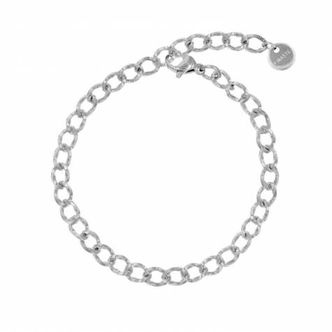 Zilveren chain armband