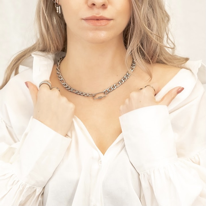 Sweet Deluxe Statement ketting goud-room casual uitstraling Sieraden Chains Statement kettingen 