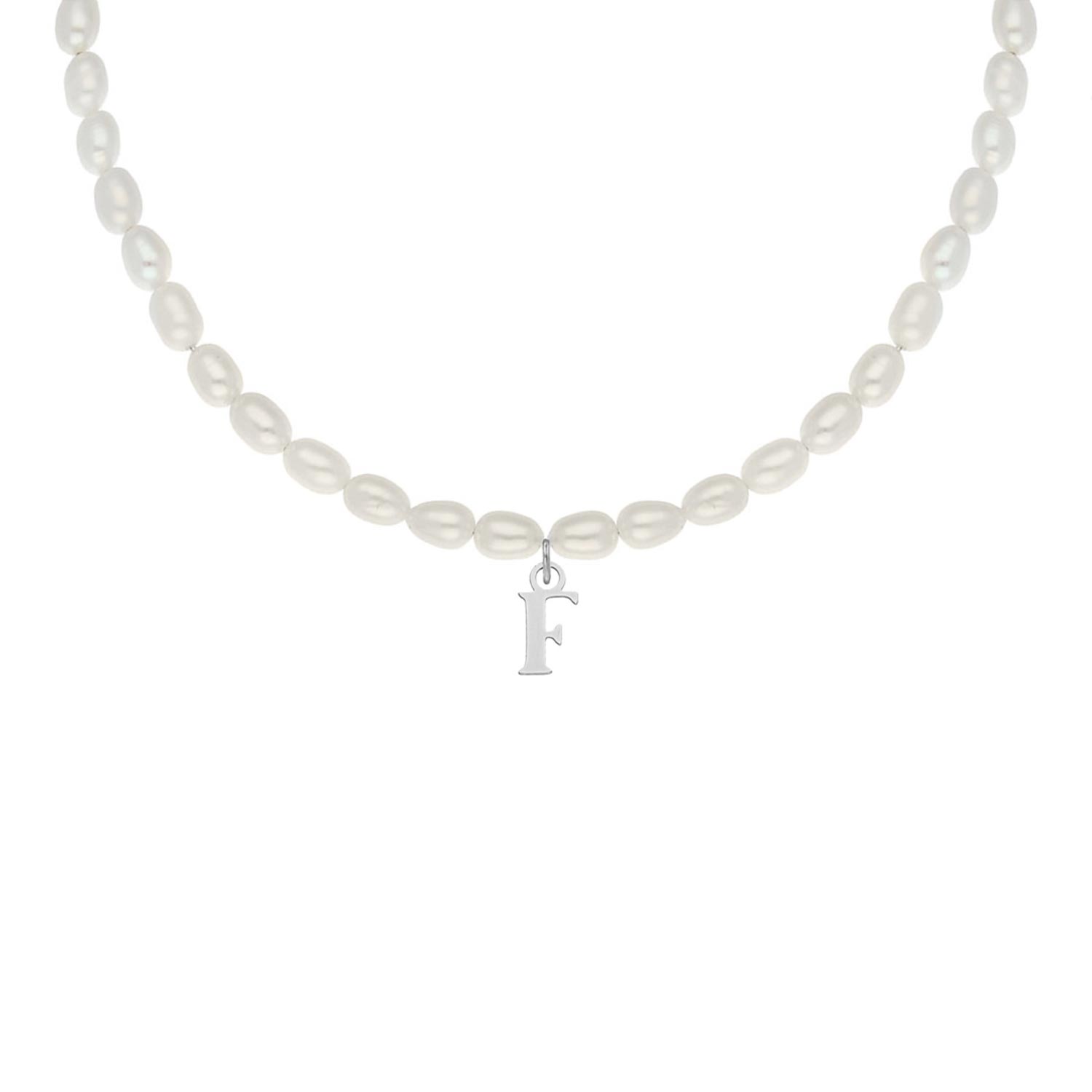 Pearl initial ketting