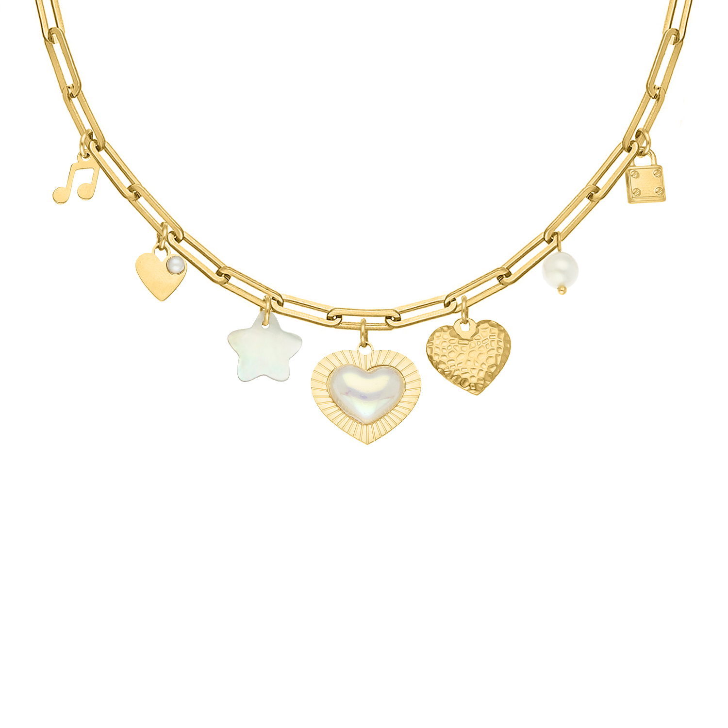 Bedelketting Starlight goudkleurig | Kettingen