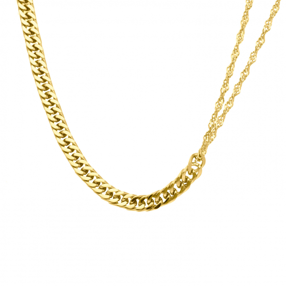 Ketting musthave chain mix goud kleurig