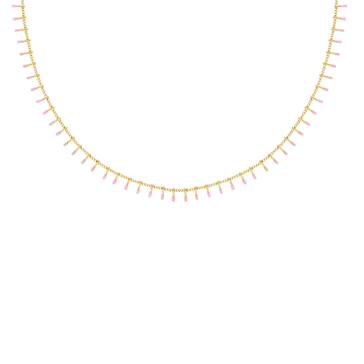 Ketting Touch Of Pink Goudkleurig