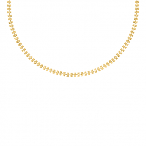 Cute hearts necklace goldplated