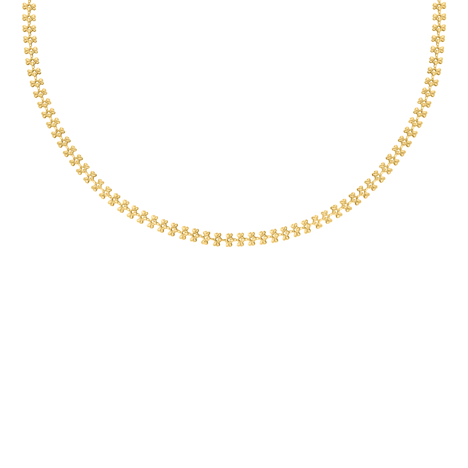 Cute hearts necklace goldplated