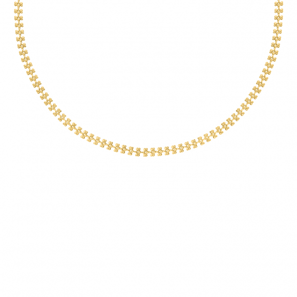 Cute hearts necklace goldplated