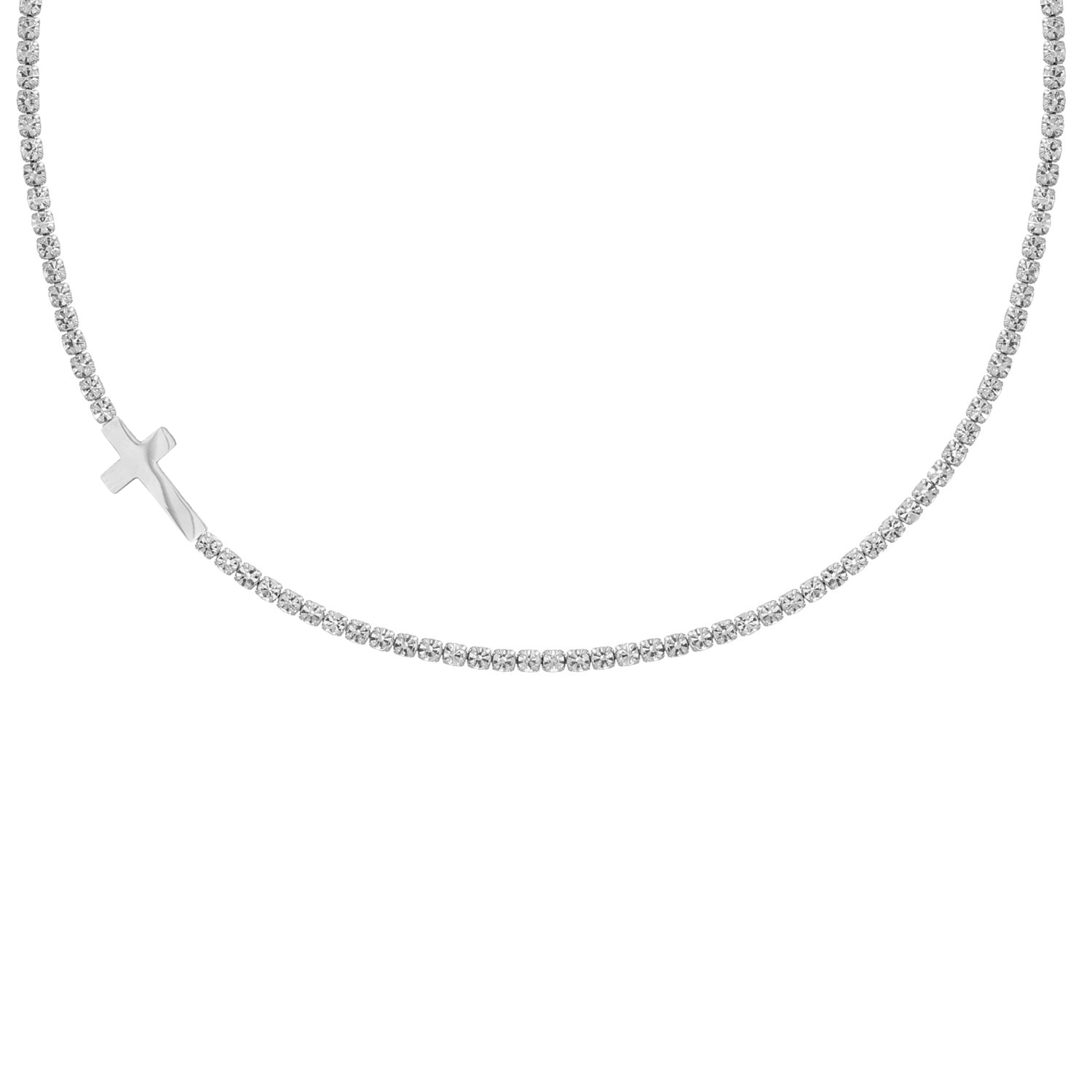 Cross & Tennis necklace