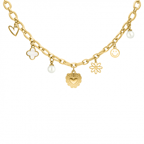 Bestselling charm necklace goldplated