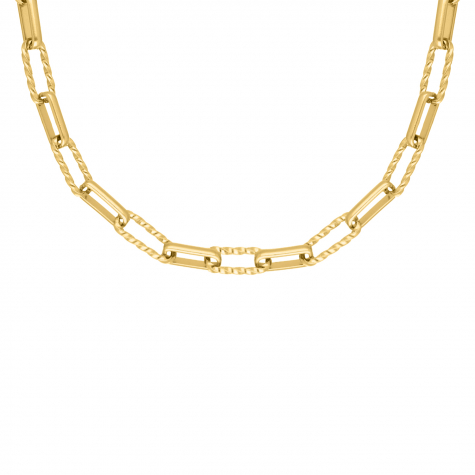 Iconic chain necklace goldplated