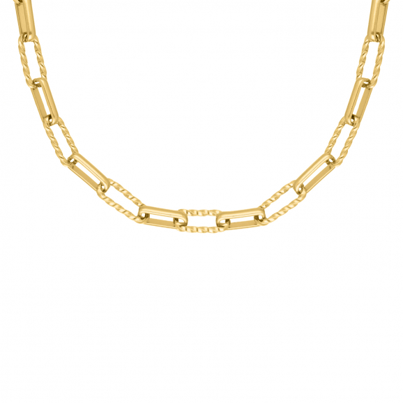 Iconic chain necklace goldplated