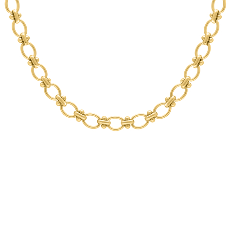Diva chain necklace goldplated