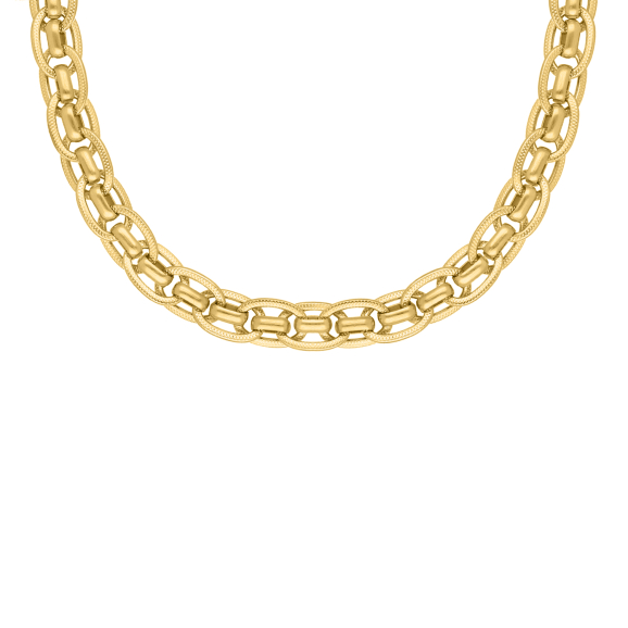 Extra chunky chain necklace goldplated