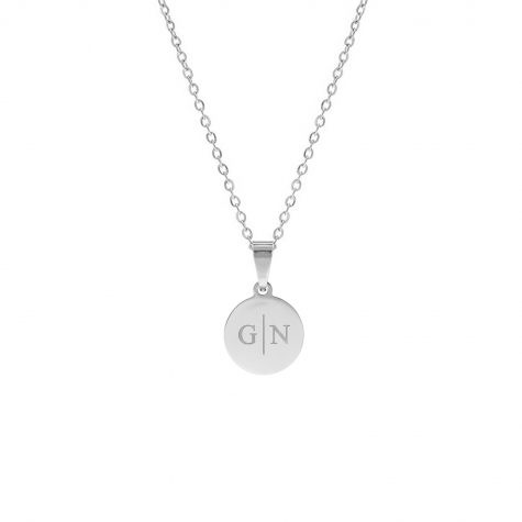 Initial necklace 2 letters