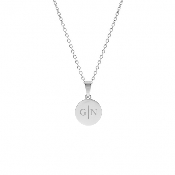 Initial necklace 2 letters