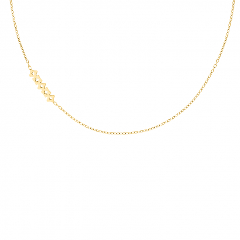 Iconic necklace goldplated