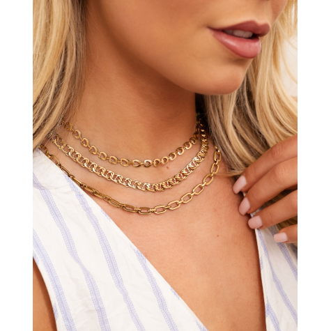 Baddest chain necklace goldplated