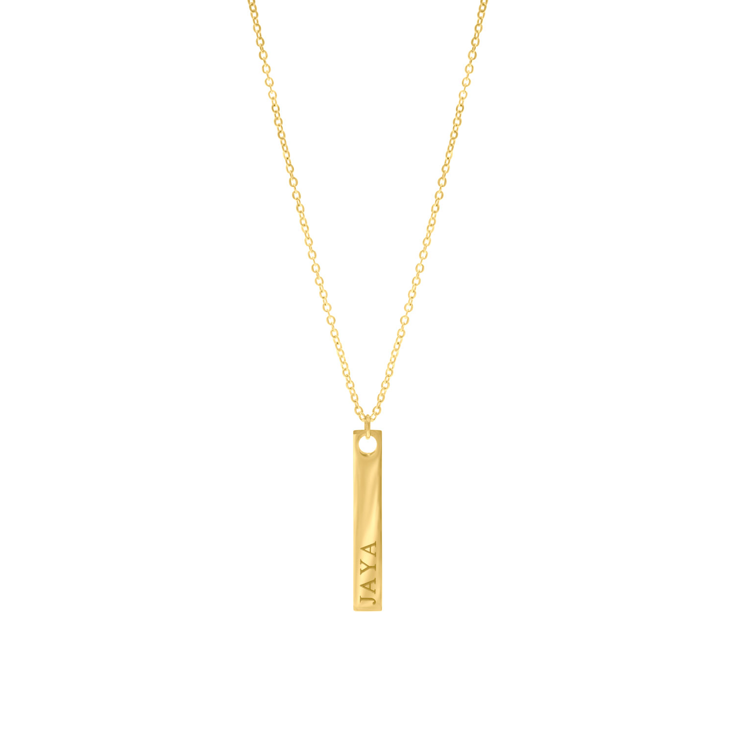 Naamketting Bar Goud