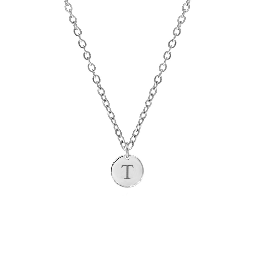 Initial Ketting Zilver