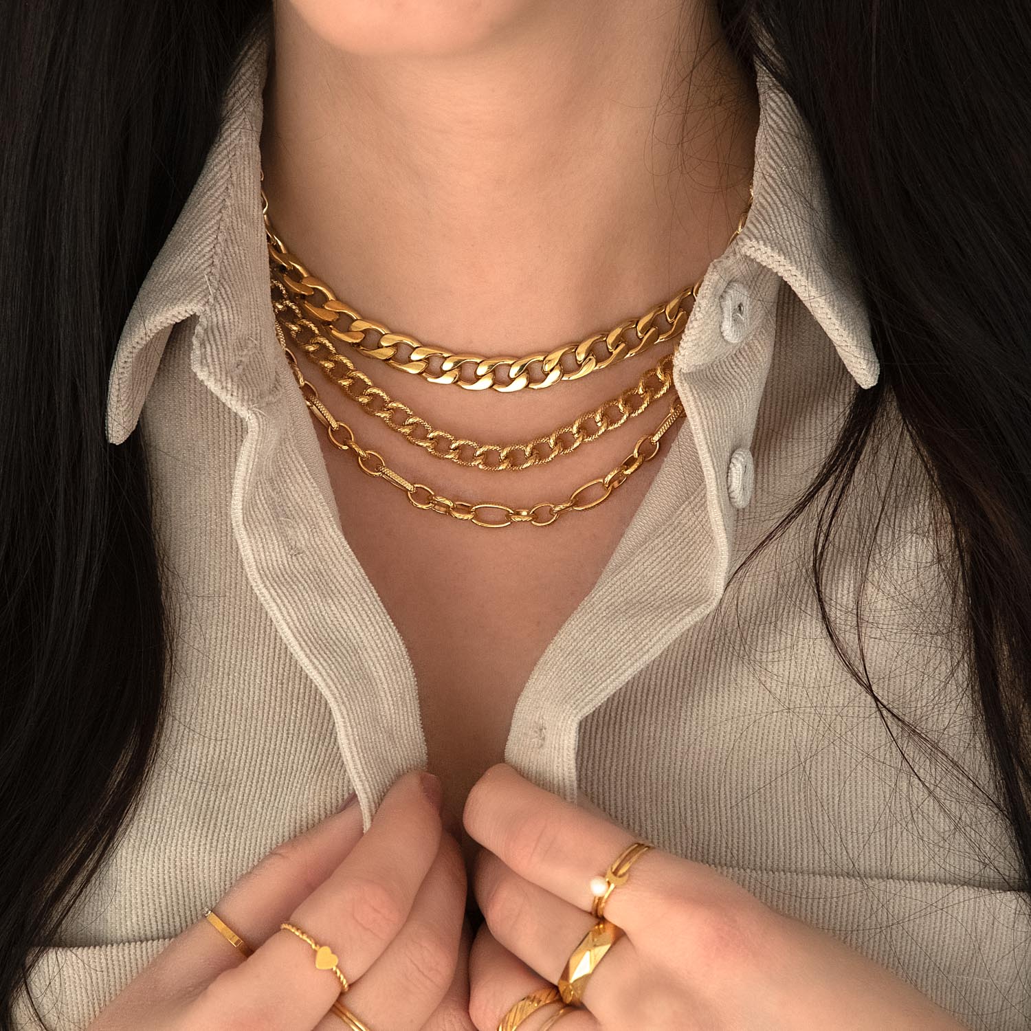 Tom Tailor Ketting goud casual uitstraling Sieraden Chains Kettingen 