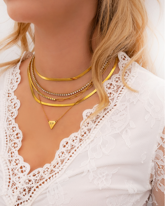 Gouden necklaceparty samenstellen