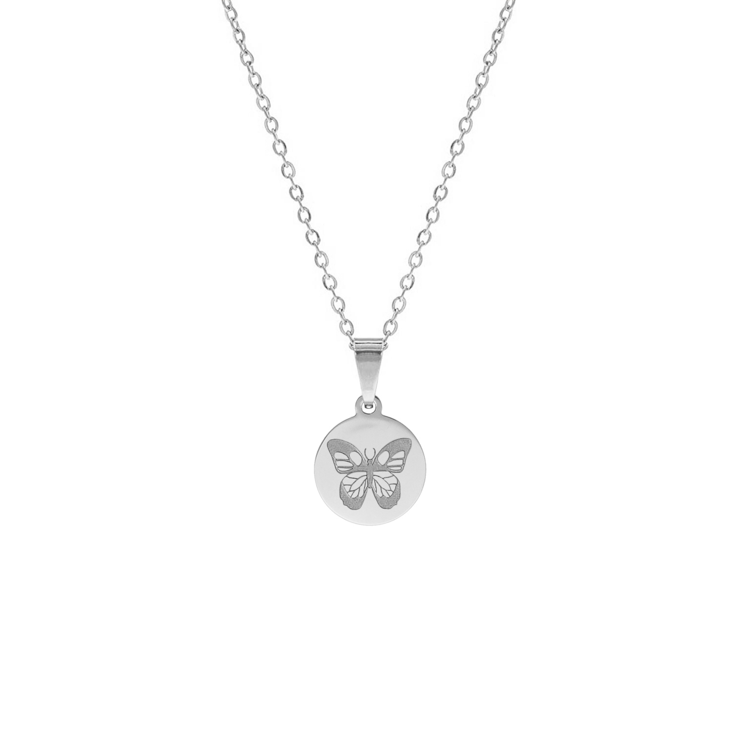 Birth month butterfly ketting