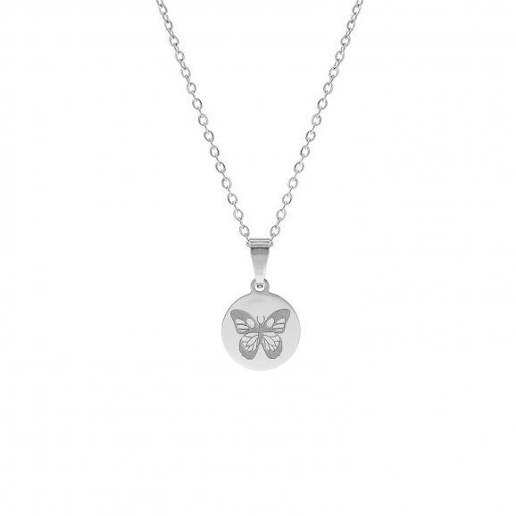 Birth month butterfly ketting