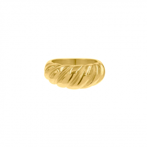 Ring met motief goud kleurig
