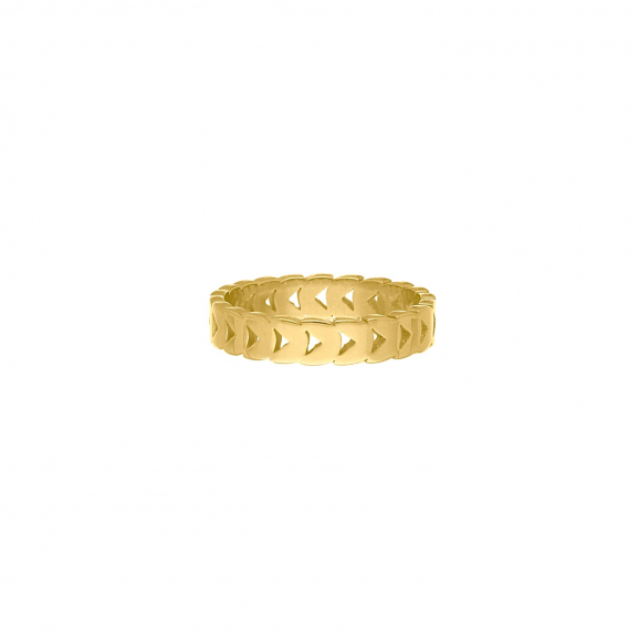 Chunky musthave ring kleur goud