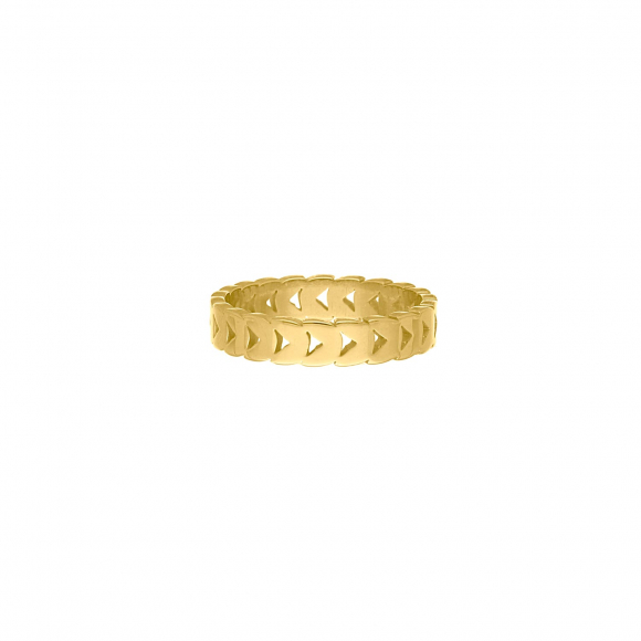 Chunky musthave ring kleur goud