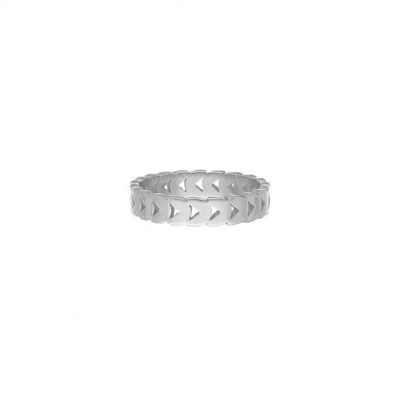 Chunky musthave ring kleur zilver