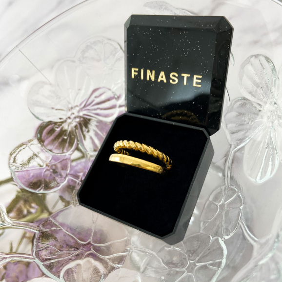 Tenen officieel Hiel Ring dubbel goud kleurig | Gouden ringen | Shop Finaste.nl