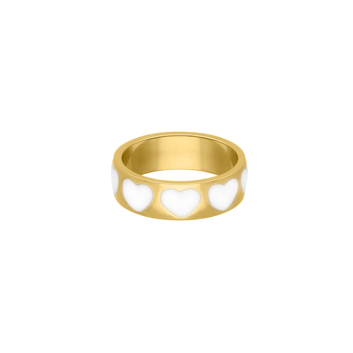 Love ring fashionista goudkleurig