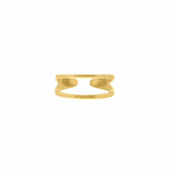 Dubbele Ring Verstelbaar Goud Kleurig