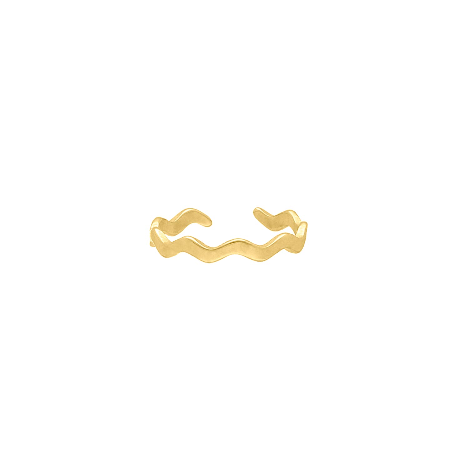 Ring Waves Kleur Goud