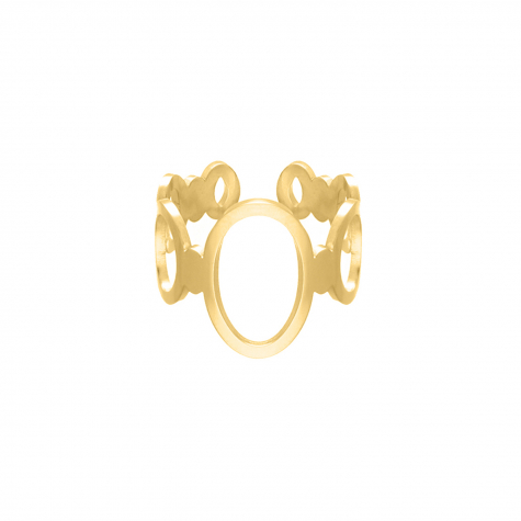 Divine ring goldplated