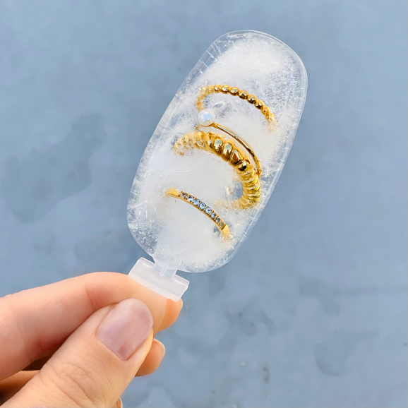 Ringen in een heerlijk ijsje
