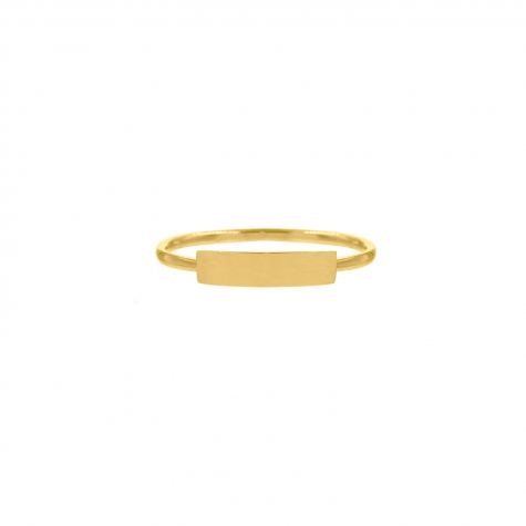 Ring bar gold plated